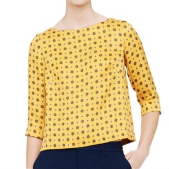 Club Monaco Tops - Club Monaco | silk wool blend blouse medium